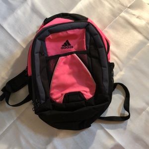 Adidas pink backpack
